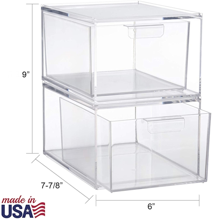 Stackable Cosmetic Organizer Drawers - Image 3