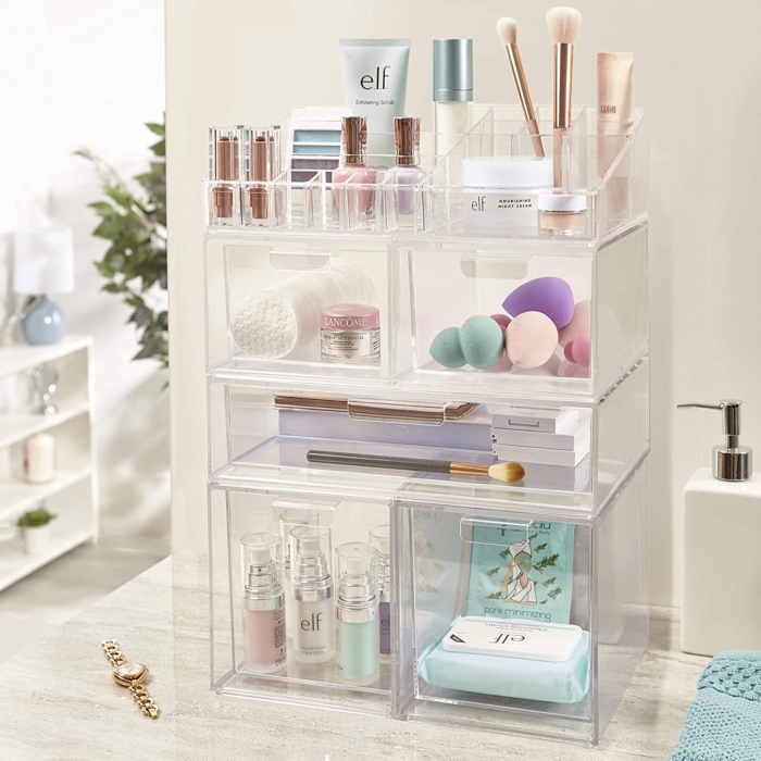 Stackable Cosmetic Organizer Drawers - Image 4